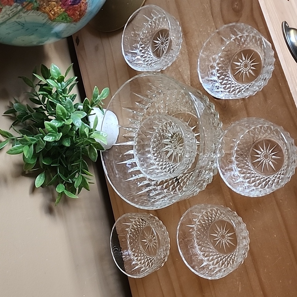 Vintage Arcoroc France Fruit Bowl Set No Box